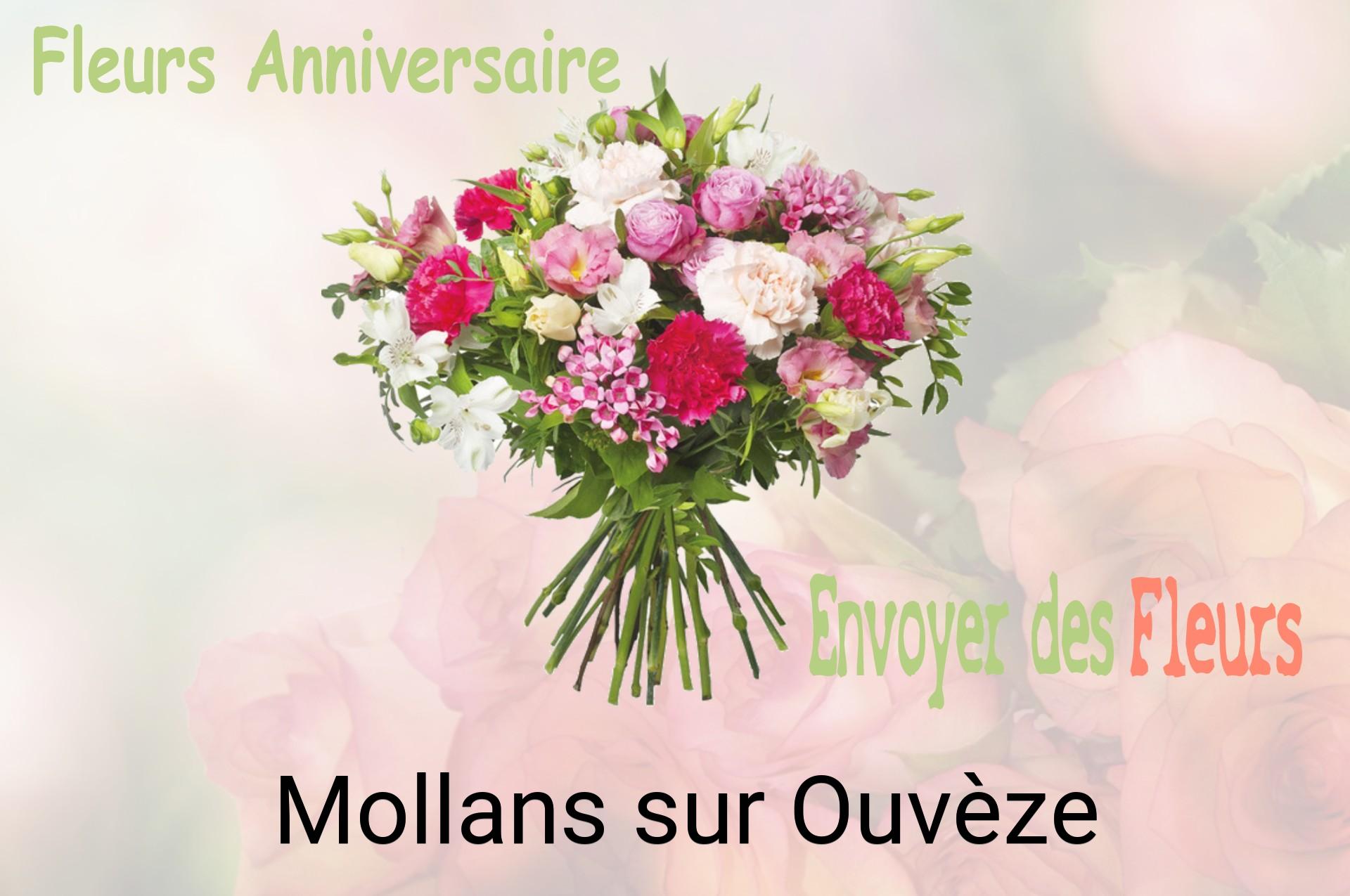 Bouquet de fleurs d’anniversaire livré à Mollans-sur-Ouvèze